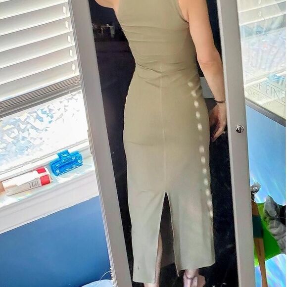 Lululemon Align Maxi Dress Sheer Oak Nulu Size 4 NWOT - Picture 6 of 8